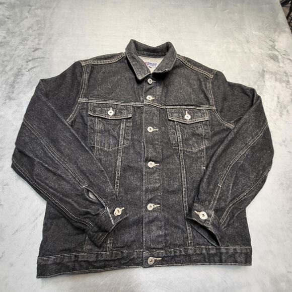 Vintage Guess Jeans Jacket Womens 20 Denim Button Up Made in USA 39826 90s - Picture 1 of 8